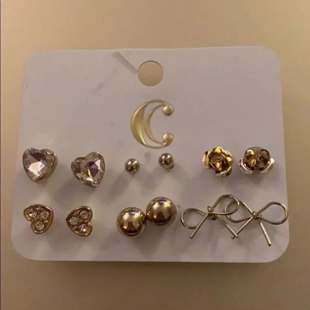 never worn earrings bundle - Picture 2 of 7